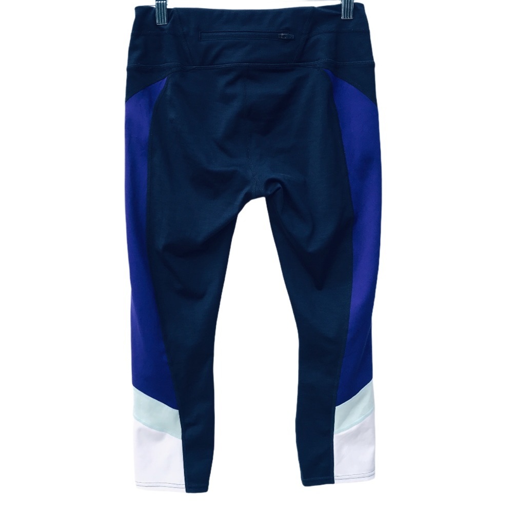 Athleta Colorblock Sonar Capri Leggings small s - Picture 2 of 6